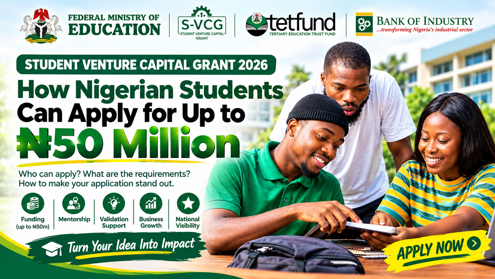 Student Venture Capital Grant (S-VCG)