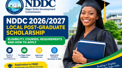 NDDC Post Graduate Scholarship