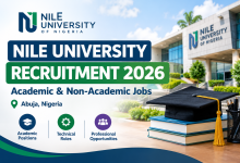 Nile University of Nigeria recruitment